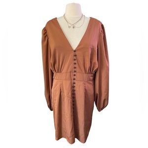 Shein Bronze Mini Dress Sz 0X